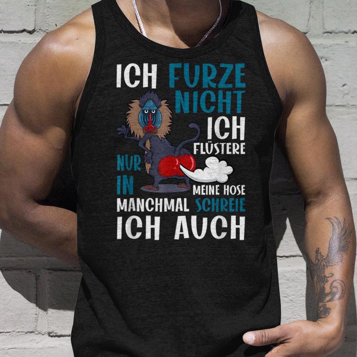 Ich Furze Nicht Ich Whisperere Nur Furz Pupsender Monkey S Tank Top Geschenke für Ihn