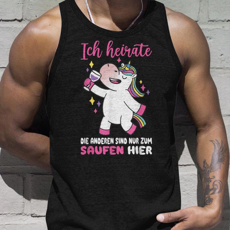 Ich Heirate Die Andere Sind Nur Zum Saufen Hier Hochzei Tank Top Geschenke für Ihn