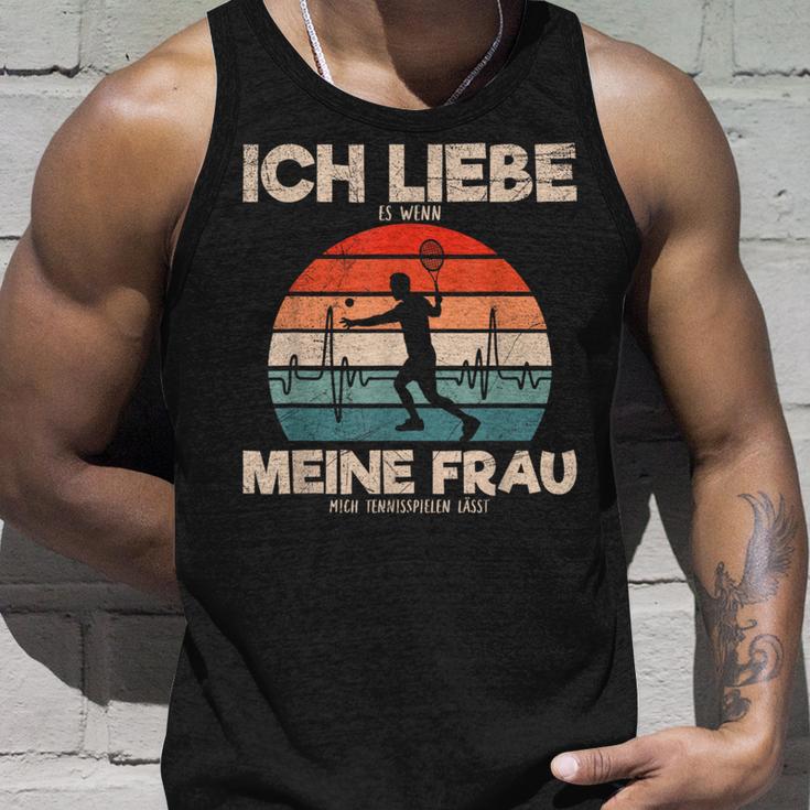 Ich Liebe Es Wenn Meine Frau Mich Tennis Games Lässt Tank Top Geschenke für Ihn