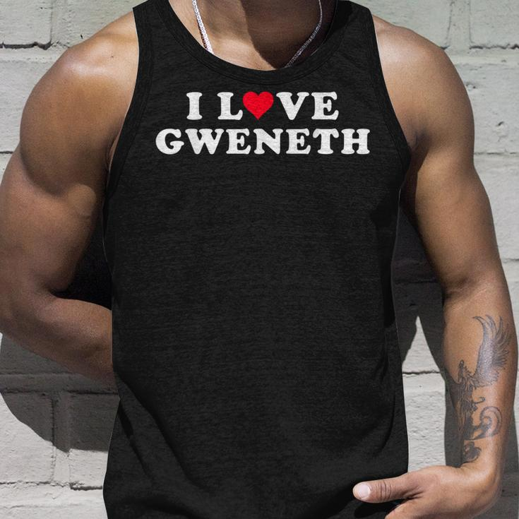 Ich Liebe Gweneth Passende Freundin Und Freund Gweneth Name Tank Top Geschenke für Ihn