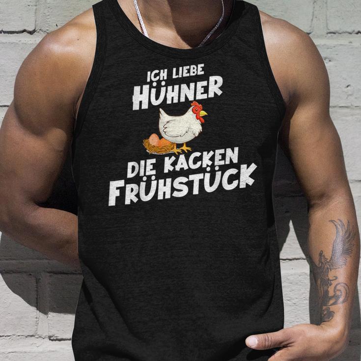 Ich Liebe Hühner Die Kacken Frühstück Tank Top Geschenke für Ihn