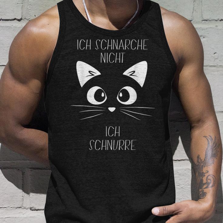 Ich Schnarche Nicht Ich Schnurre Ich Schnarche Nicht Ich Schnurre Sleep Pyjamas Cat Tank Top Geschenke für Ihn