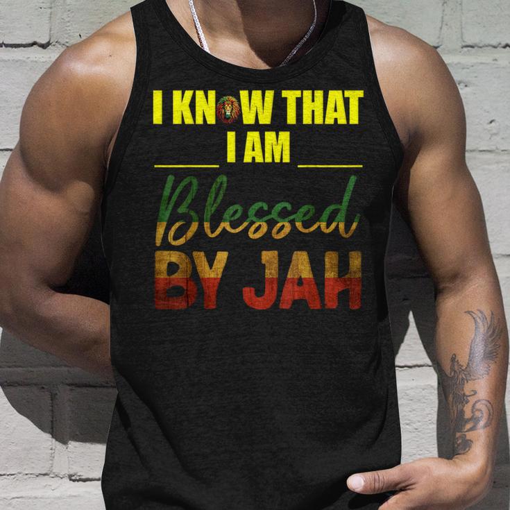 Ich Weiß Ich Bin Gesegneton Jah Rasta Tank Top Geschenke für Ihn