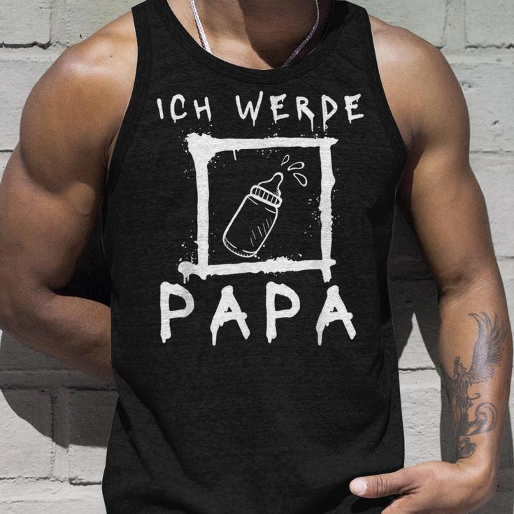 Ich Werde Papa 2024 Lustige Geschenkeen Für Werdendeater Tank Top Geschenke für Ihn