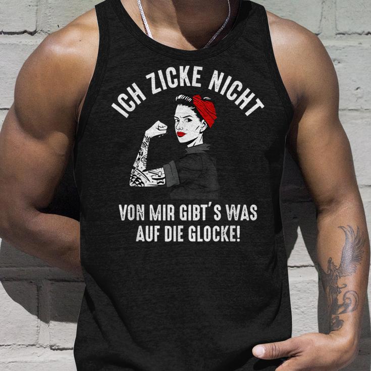 Ich Zicke Nichton Mir Gibt's Was Auf Die Belle German Langu Tank Top Geschenke für Ihn