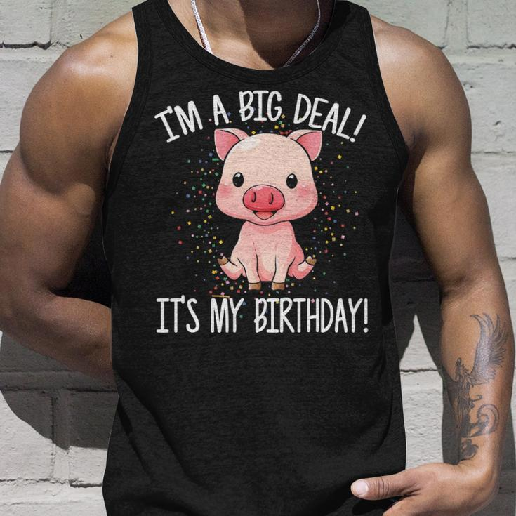 I'm A Big Deal It's My Birthday Birthday With Pig Tank Top Gifts for Him
