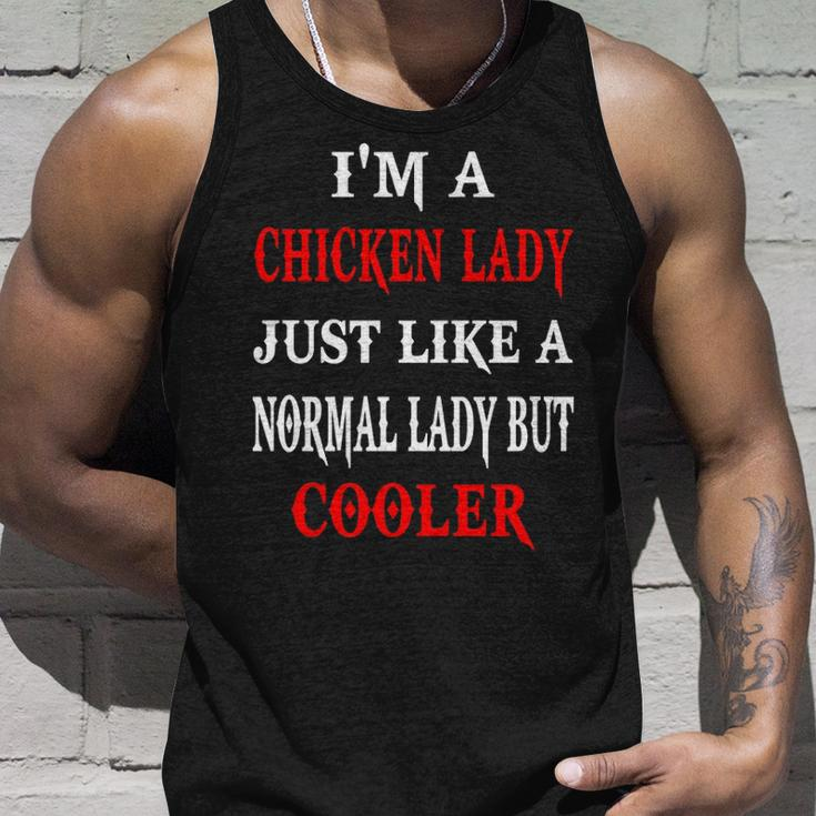 I'm A Chicken Lady Just Like A Normal Lady But Cooler Tank Top Gifts for Him