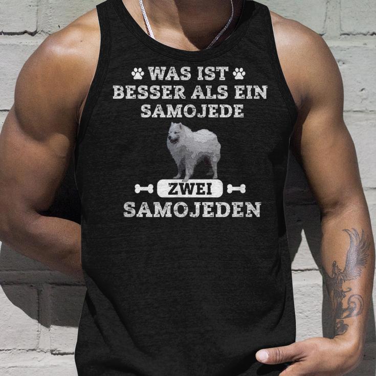 Was Ist Besser Als Ein Samoyed Zwei Samoyed Tank Top Geschenke für Ihn