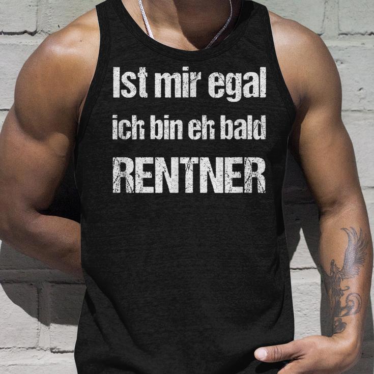 Ist Mir Egal Ich Bin Eh Bald Rentner Tank Top Geschenke für Ihn