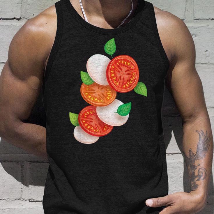 Italian Caprese Salad Tomato Basil Mozzarella Foo Tank Top Geschenke für Ihn