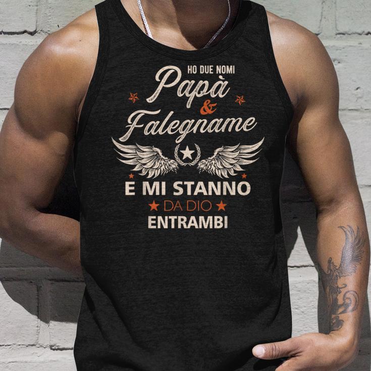 Italienischer Papa Falegnameatertag Geschenk Italiener Tank Top Geschenke für Ihn