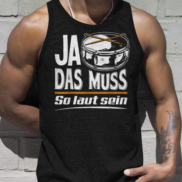 Ja Das Muss So Laut Drumkit Drum Tank Top Geschenke für Ihn