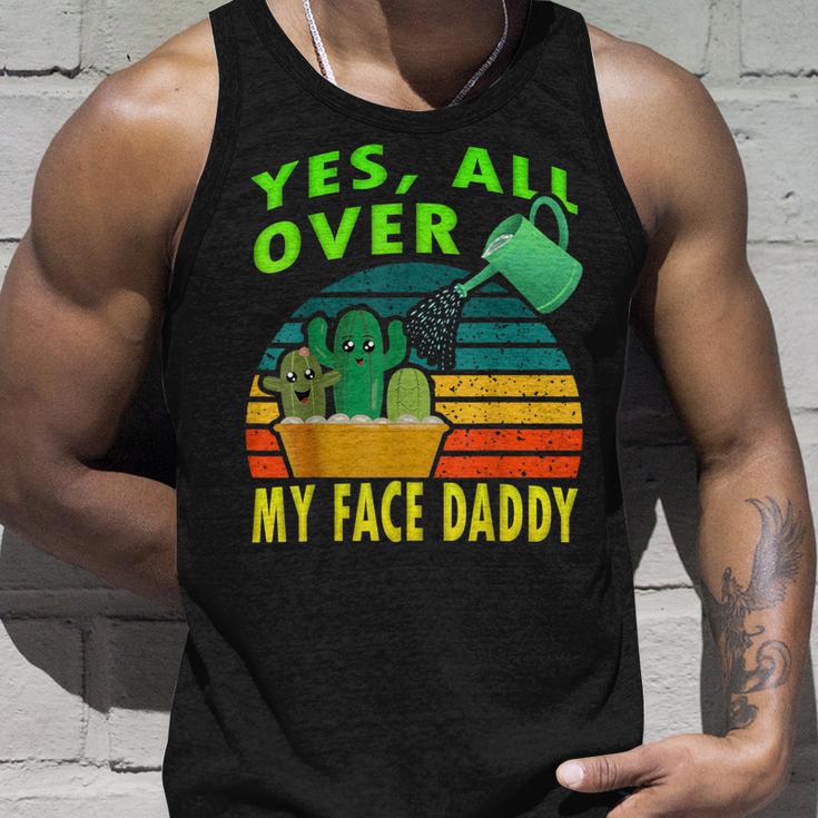 Ja Überall In Meinem Gesicht Papa Lustige Pflanze Papaintage-Stil Tank Top Geschenke für Ihn