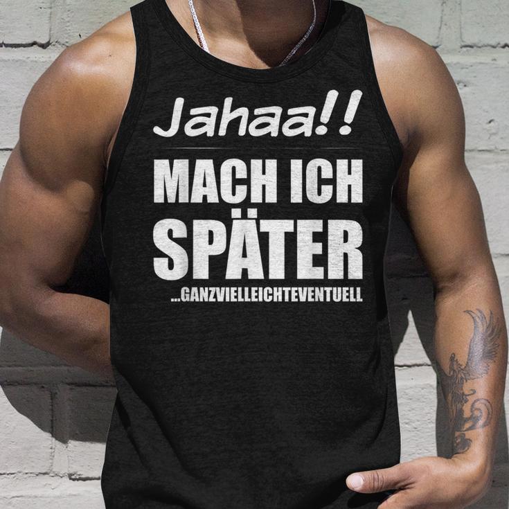 Jahaa Mach Später Cheeky Slogan Nager Tank Top Geschenke für Ihn