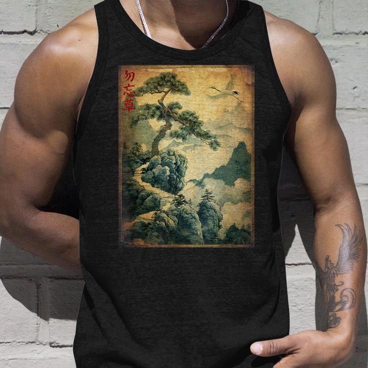 Japanische Holzschnittkunst Tank Top Geschenke für Ihn