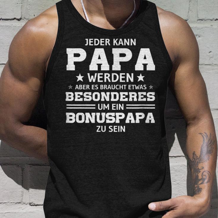 Jeder Kann Papa Werden Bonus Papa Bonuspapa Day Tank Top Geschenke für Ihn