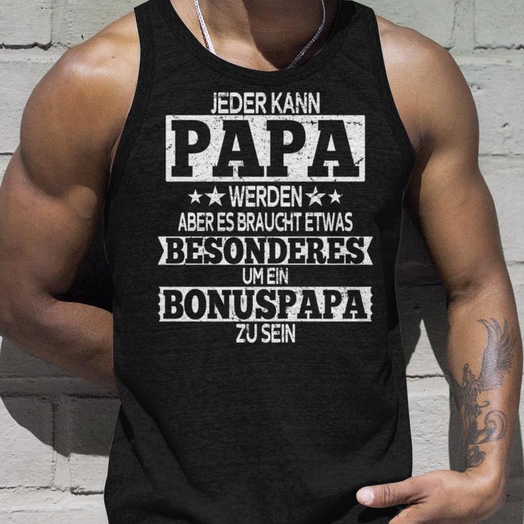 Jeder Kann Papa Werden Bonus Papa Bonus Papa Outfit Idea Birthday Tank Top Geschenke für Ihn