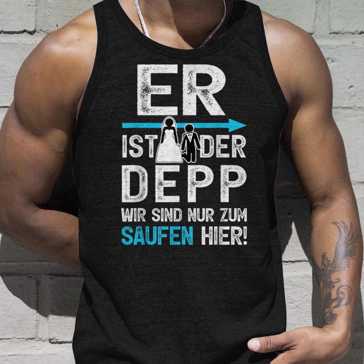 Jga Er Ist Der Depp Outfit Stag Party S Tank Top Geschenke für Ihn