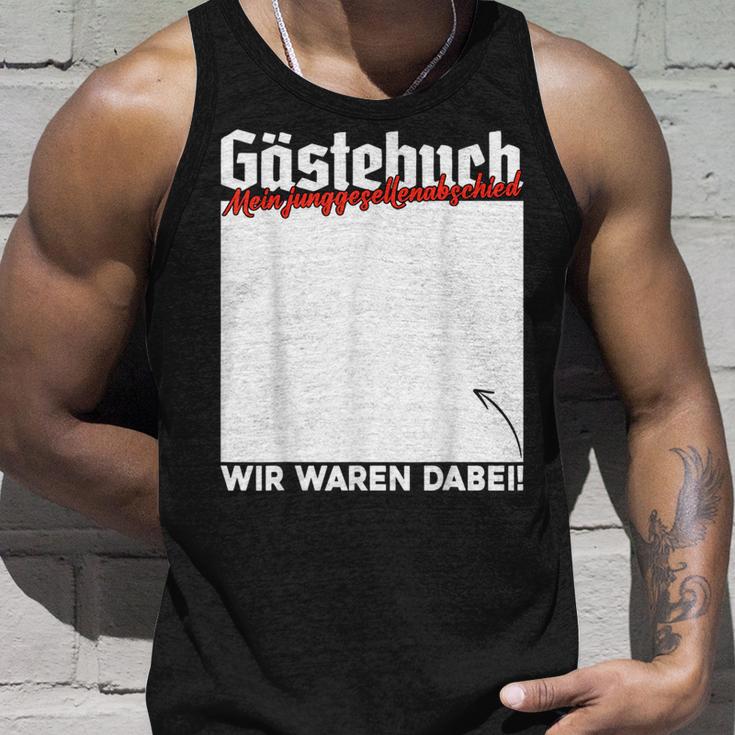 Junggesellenabschied Party Gästebuch Unterschrift Jga Tank Top Geschenke für Ihn