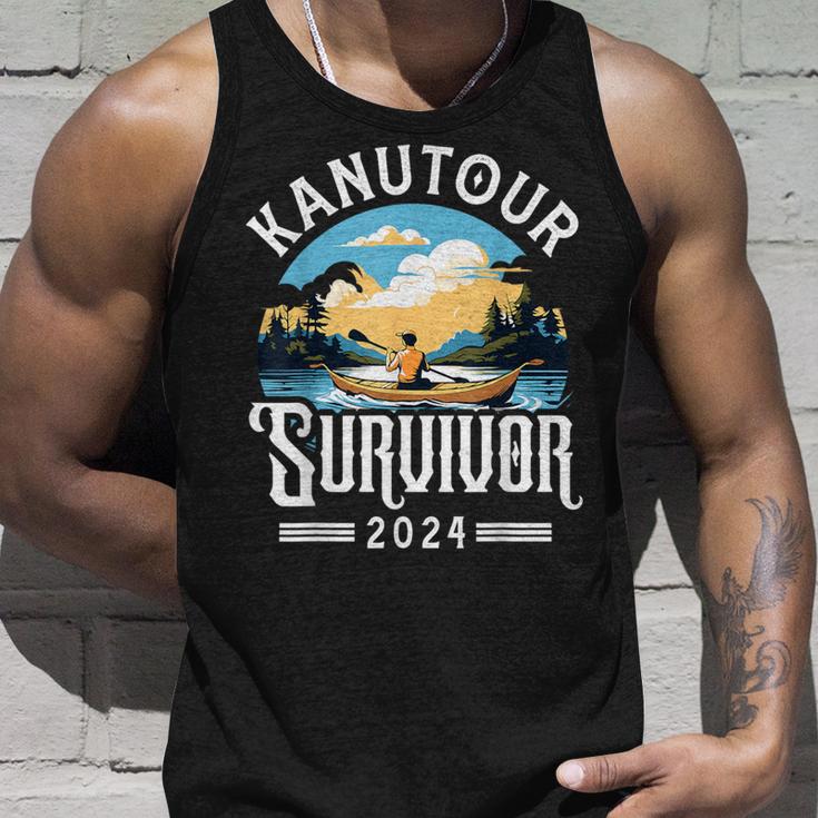 Kanufahrer Kanu Kanutour Survivor 2024 Tank Top Geschenke für Ihn