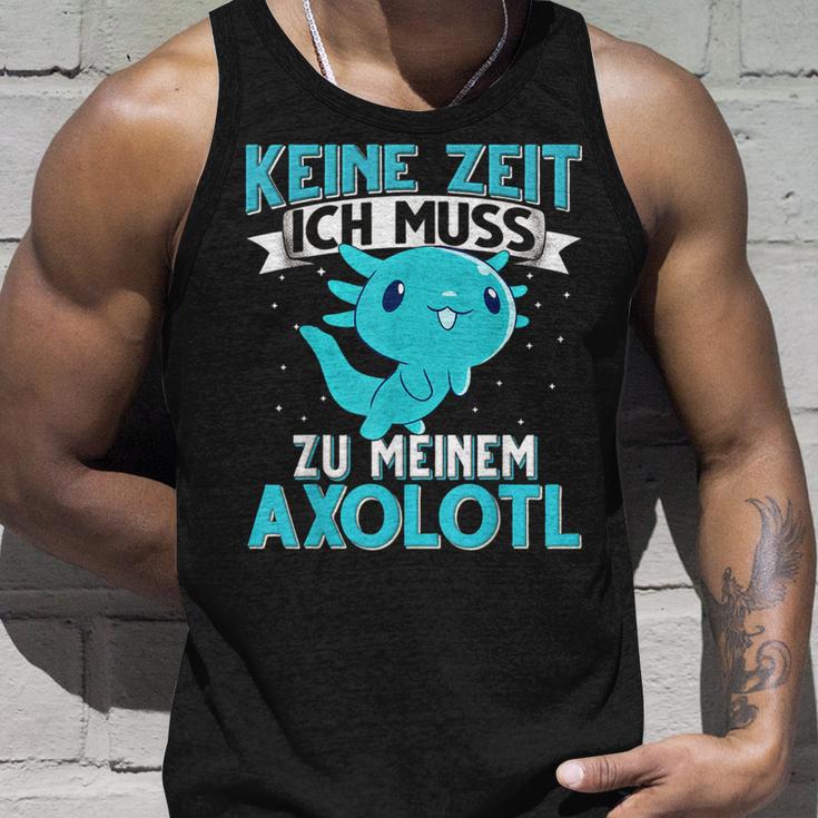 Keine Zeit Ich Muss Zu Mein Axolotl S Tank Top Geschenke für Ihn