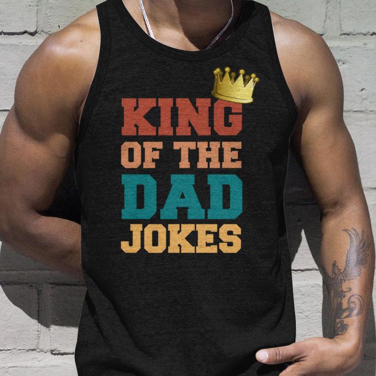 König Desaters Witze Papa Wortspiele Krone Happy Tank Top Geschenke für Ihn