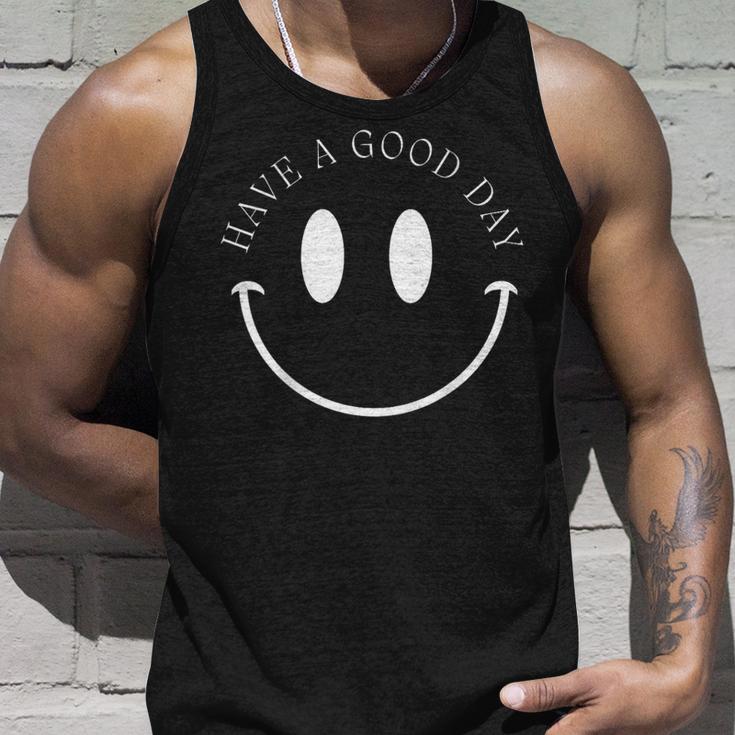 Lächeln Hab Einen Schönen Tag Tank Top Geschenke für Ihn