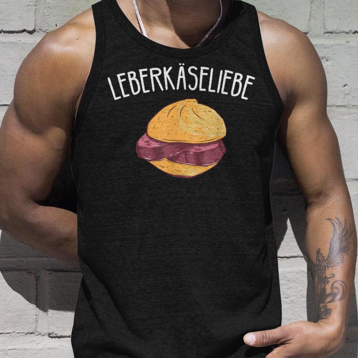 Leberkäse Liebe I Leberkas Fleischkäse Motiv Für Metzger Tank Top Geschenke für Ihn