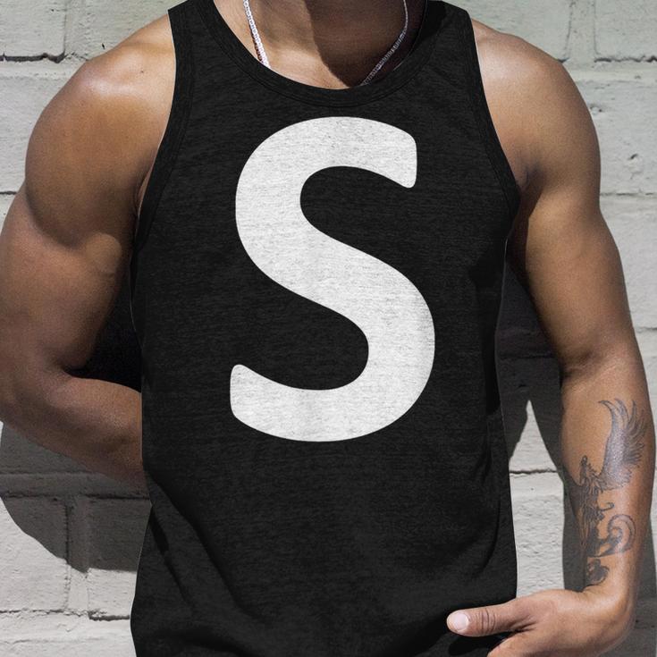 Letter S Tank Top Geschenke für Ihn