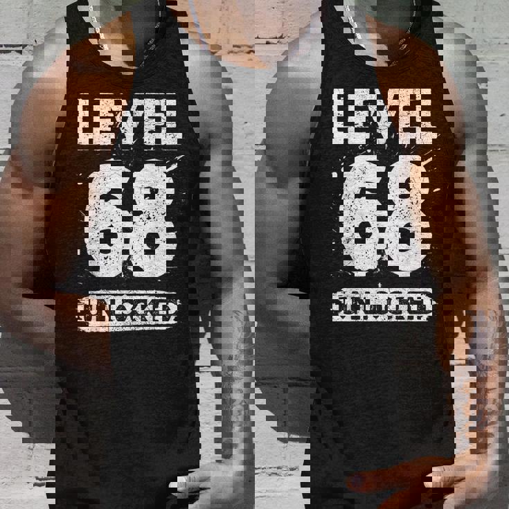 Level 68 Unlocked 68 Aniversario De Boda 68 Años Camiseta sin mangas Regalos para él