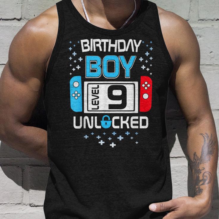 Level 9 Freigeschaltet 9 Geburtstag 9-Jähriger Junge Tank Top Geschenke für Ihn