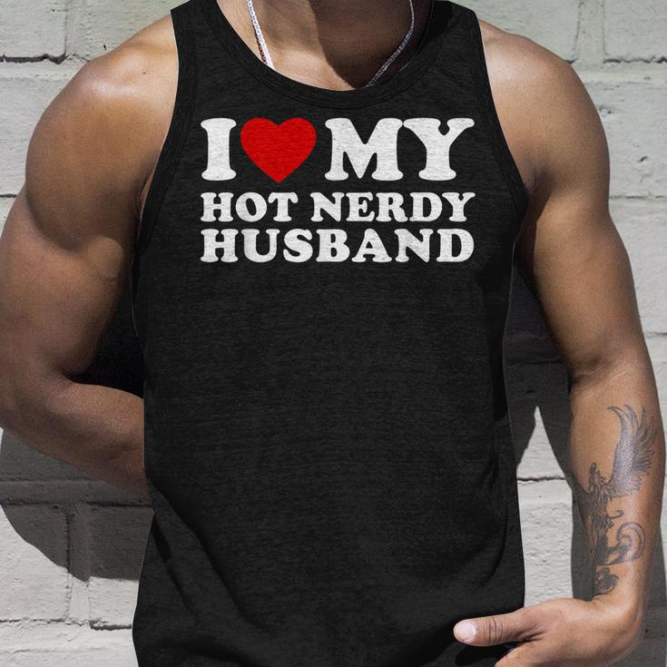 I Love My Hot Nerd Husband I Heart My Hot Nerd Husband Camiseta sin mangas Regalos para él