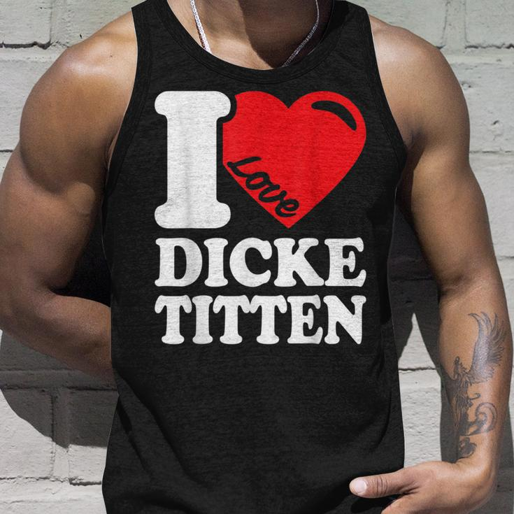 I Love Titten I Love Titten And Dick Titten S Tank Top Geschenke für Ihn