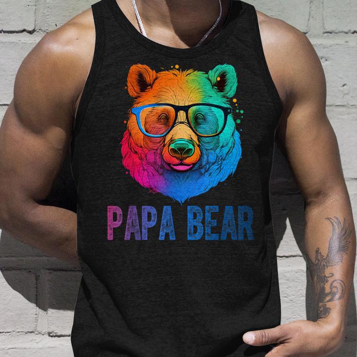 Lustiger Papa-Bär-Vatertag Opa-Vater Tank Top Geschenke für Ihn