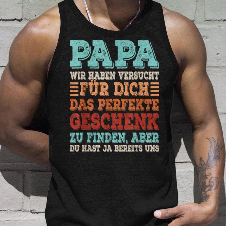 Lustiger Papa Spruchateratertag Retro Tank Top Geschenke für Ihn