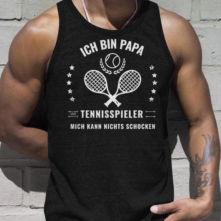 Lustiger Spruch Ich Bin Papa Und Tennisspieler Tank Top Geschenke für Ihn