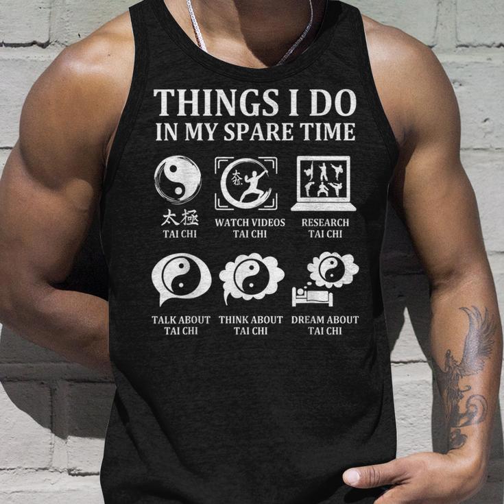 Lustiger Tai Chi Lehrer Yin Yang Kampfkunst Papa Tank Top Geschenke für Ihn