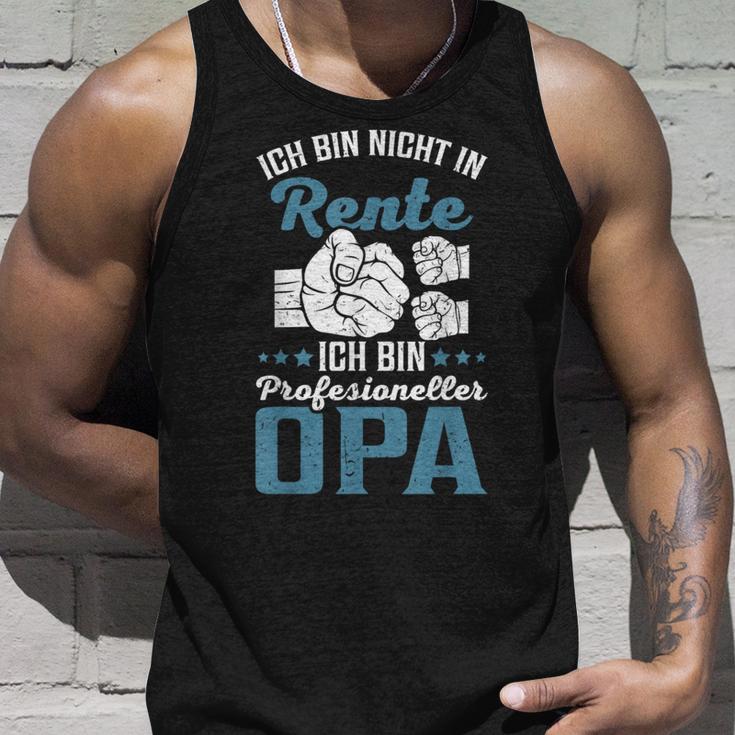 Lustiges Opa Spruch Nicht In Rente Profesioneller Opa Tank Top Geschenke für Ihn