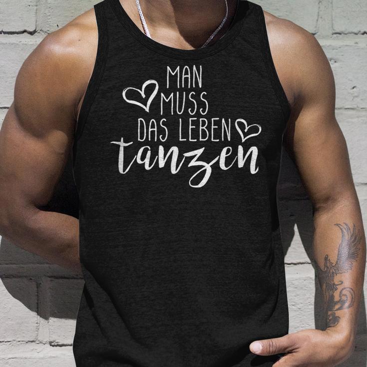 'Man Muss Das Leben Tanzen' Tank Top Geschenke für Ihn