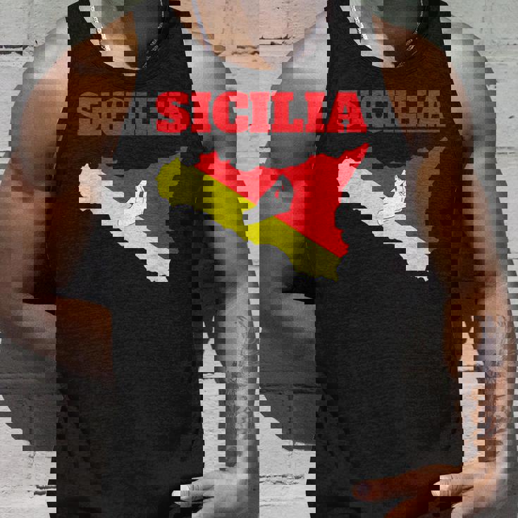 Mata Que Bella Sicilia Camiseta sin mangas Regalos para él