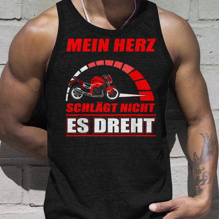 Mein Herz Schlägt Nicht Es Dreh- Motorcycle Biker Tank Top Geschenke für Ihn