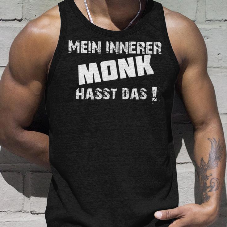 Mein Innerer Monk Hasse Das Saying Order Freak Tank Top Geschenke für Ihn