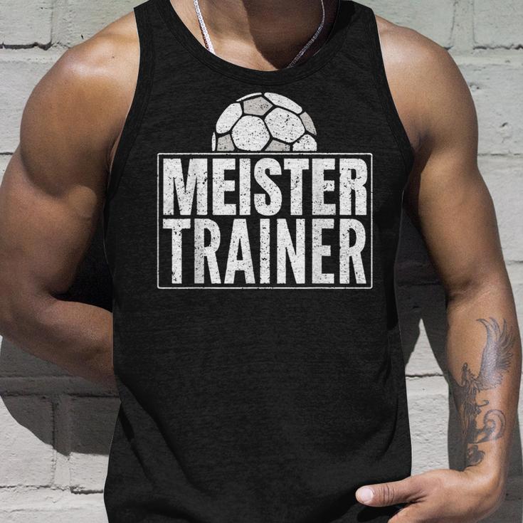 Meister Trainer Fußballtrainer Aus Leidenschaft Tank Top Geschenke für Ihn