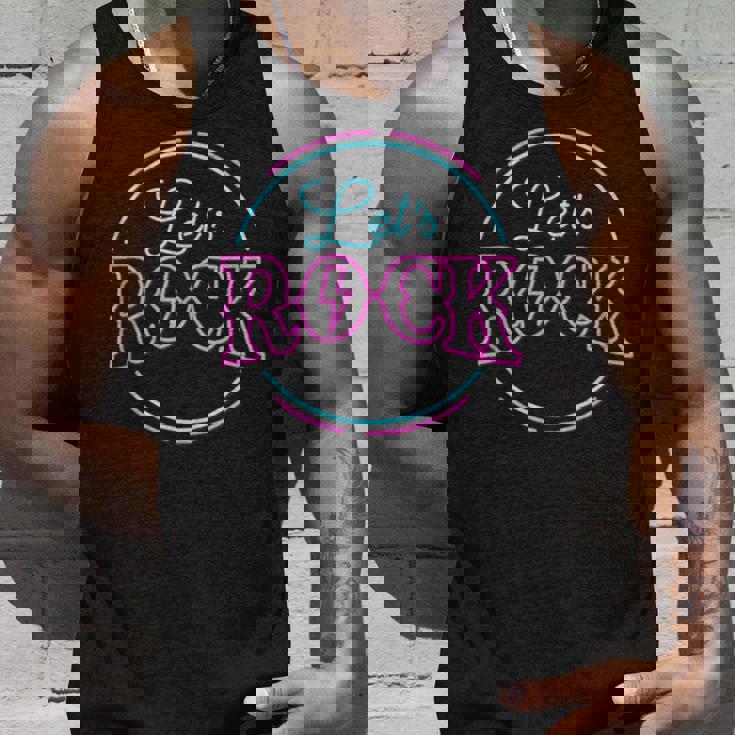 Mi Música Es Rock And Roll Let's Rock Sin Mangas Camiseta sin mangas Regalos para él