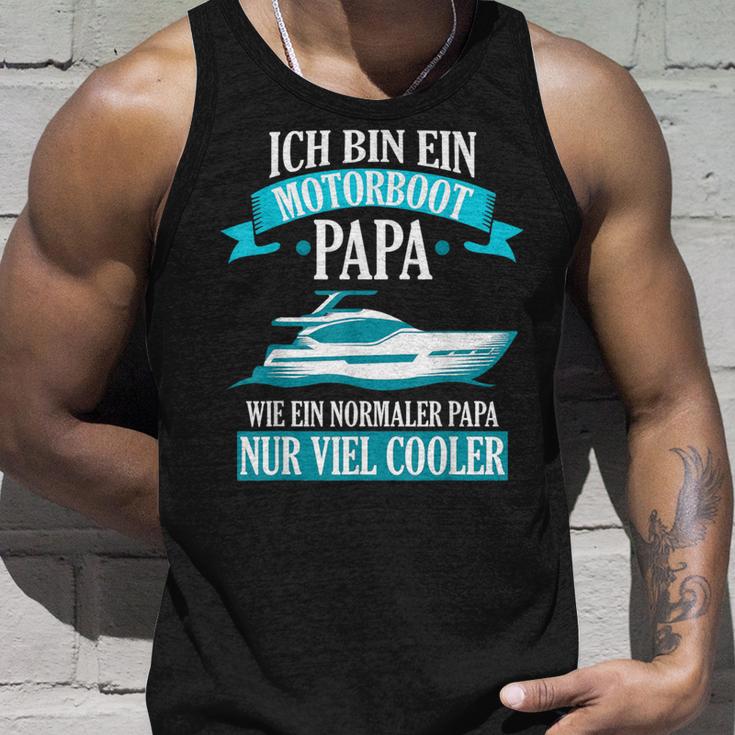 Motorboat Dad Boat Boat Boat Driver Tank Top Geschenke für Ihn