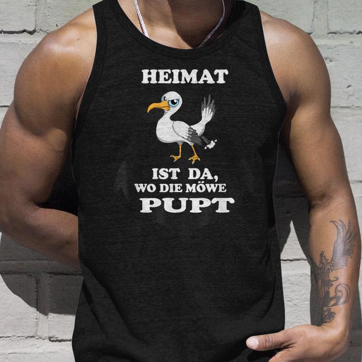 Norddeutschheimat Ist Da Wo Die Seagull Pupt Coast Nordkind Tank Top Geschenke für Ihn