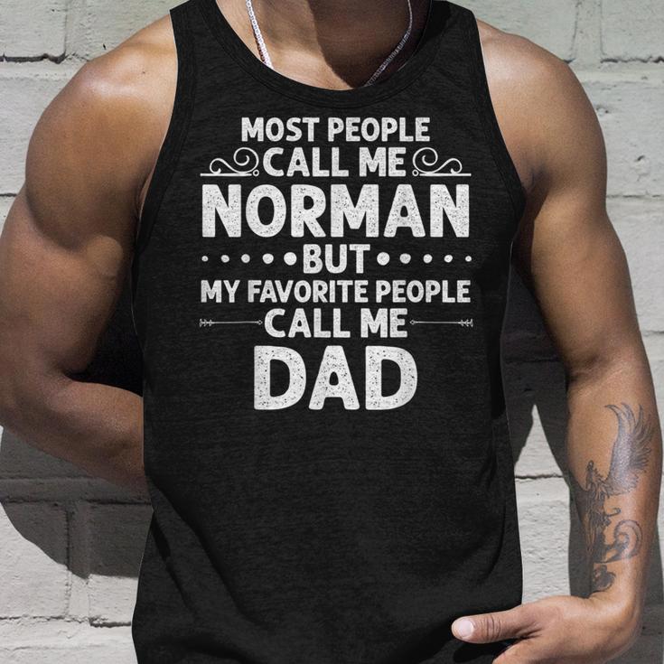 Norman Geschenk Name Lustigatertag Personalisiert Männer Papa Tank Top Geschenke für Ihn