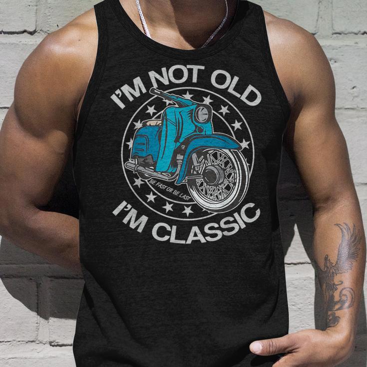 Not Old I'm Classic Schwalbe Kr51 Simson Moped Tank Top Geschenke für Ihn