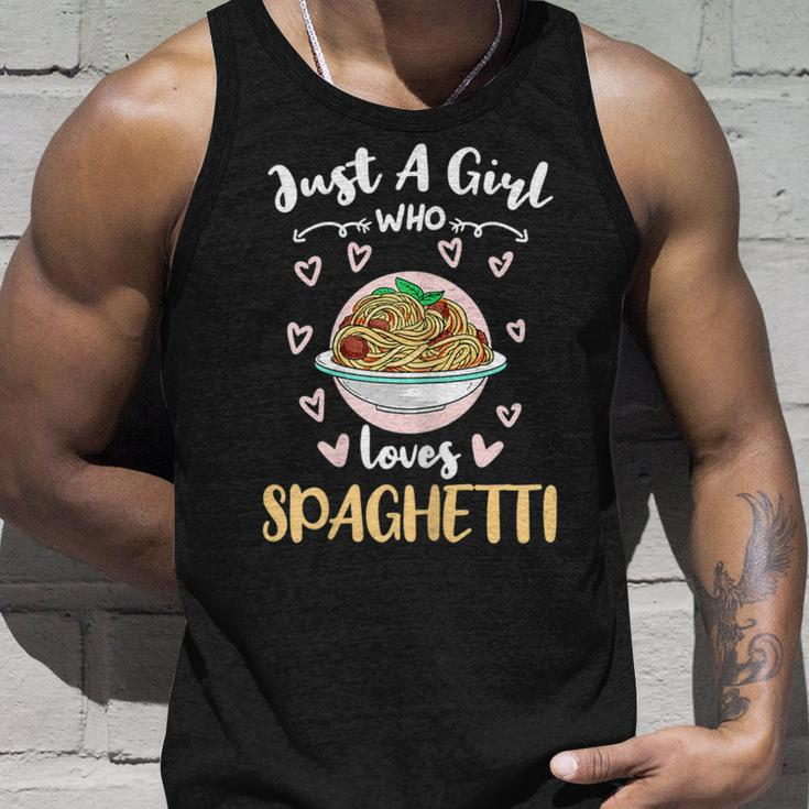 Nur Ein Mädchen Das Spaghetti Liebt Tank Top Geschenke für Ihn