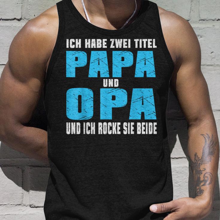 Opa Atertag Papa Spruch Grossvater Geschenk Tank Top Geschenke für Ihn